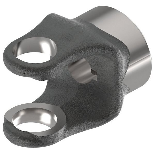 Implement Yoke, 3/4" Round Bore, 1/4" Keyway, W/ Set Screw 3" x3" x1"
